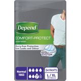 6x Depend Pants Man Normal L/XL 9 stuks