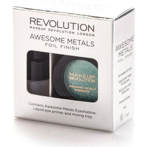 Makeup Revolution Awesome Metals Eye Foils - Emerald Goddess - Groen Metallic - Oogschaduw - Glitter