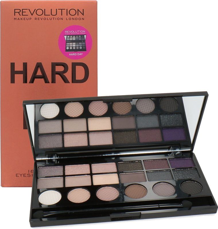 Makeup Revolution - Hard Day - Oogschaduw Palette