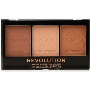 Makeup Revolution Ultra Sculpt & Contour Contouring Palette Tint 04 Ultra Ligt/Medium 11 gr