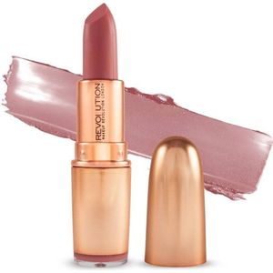 Makeup Revolution Iconic Matte Nude Revolution Lipstick - Lust