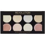 Make-up Palette - Highlighters - 8 Kleuren - Crème - Hoog Gepigmenteerd