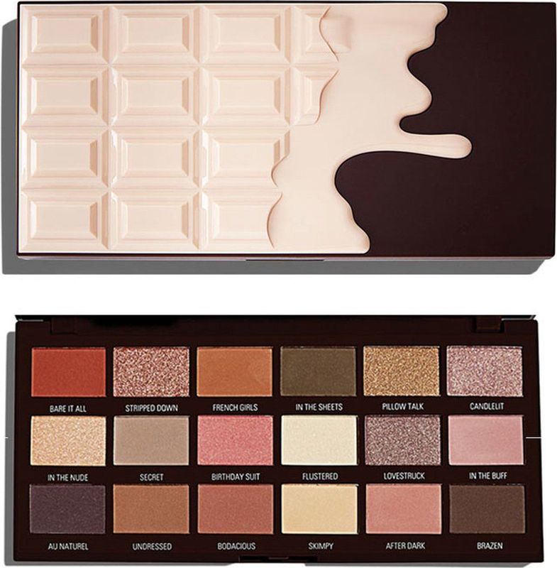 Revolution - Nudes Chocolate Palette - Oogschaduw - 22 g