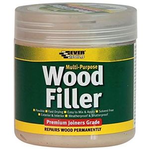 Everbuild Houtvuller voor meerdere doeleinden, wit, 250 ml