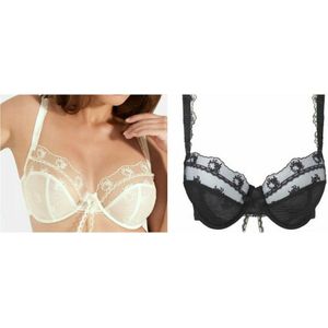 Panache Superbra Lingerie Eliza BH - underwired balconnet bra - ivory creme - maat E70
