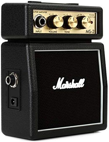 Marshall Mini Gitaarversterker (Ms-2B) (zwart)