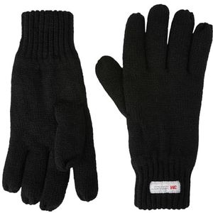 handschoen thinsulate zwart, zwart.