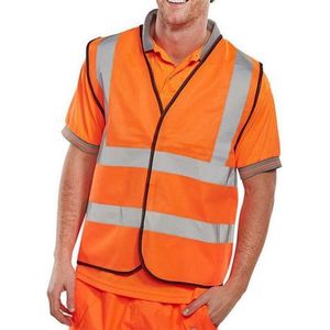 Hallo VIZ WAISTCOAT VOLLEDIGE APP. G ORANGE L