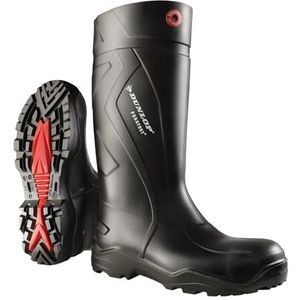 Dunlop Purofort+ volledige veiligheid Wellington laarzen, zwart, UK 8, C762041.42
