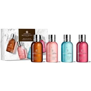 Molton-Brown Bath-Body Bath-Shower-GelBody Care Collection Woody & Floral Bath & Shower Gel Re-Charge Black Pepper 100 ml + Bath & Shower Gel Delicious Rhubarb & Rose 100 ml + Bath & Shower Gel Fiery Pink Pepper 100 ml 100 ml (409,50 € / 1 l)