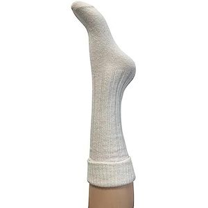 CHARNOS Dames Laarzen Sokken Crème One Size, Crème, Eén Maat