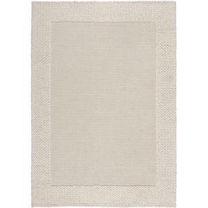 Flair Rugs - Rue Plait Neutraal - Vloerkleed - Wol - 230x160 cm