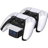 Venom PS5 Controller dubbel laadstation - wit (PS5)