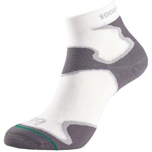 1000 Mile Fusion Sock Mens - White/Grey - Large