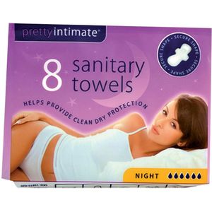 Pretty Intieme Sanitaire Handdoekennacht 8 st