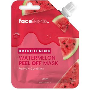Face Facts - Brightening Watermelon Peel Off Mask - 60 ml - Gezichtsmasker