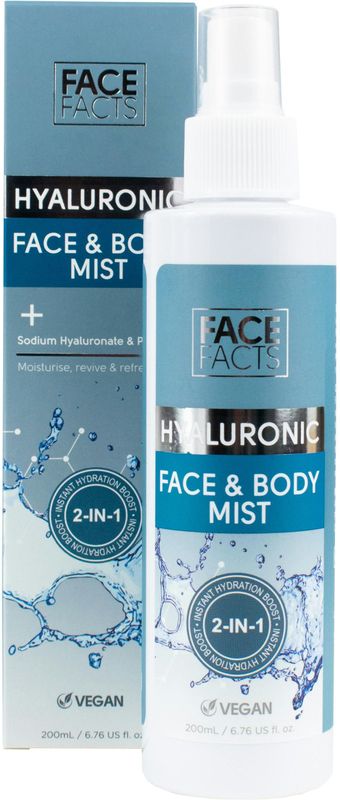 Facemist - Hyaluronisch Gezichts- en Lichaamsmist - 200 ml