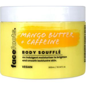 Face Facts Body Souffle Moisturiser Mango Butter & Caffeine 300 ml