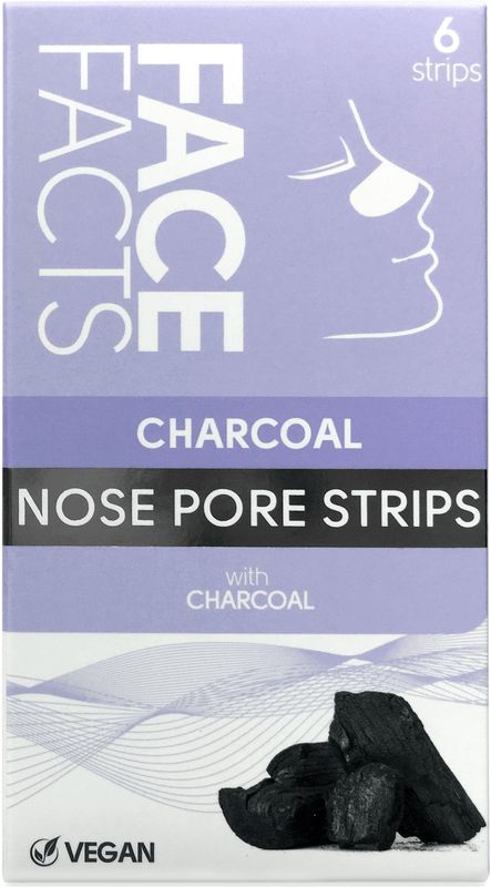 Face Facts Deep Cleansing Charcoal Nose Pore Strips 6 st