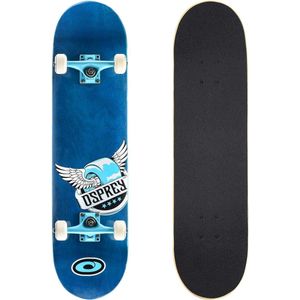 Osprey Pride 31"" Double Kick Pro Skateboard - ABEC 7 - Blauwe 5 Inch Aluminium Trucks