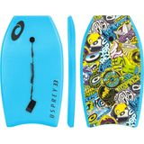 Osprey Sticker Body Board Slick met riem, uniseks, stickers, blauw, maat 33