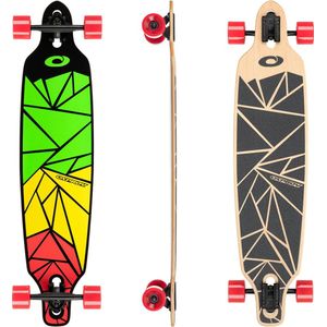 Osprey | Twin Tip Longboard, 39"" Compleet Skateboard, 7-PLY Canadian Maple Deck, Voor Kinderen Volwassenen en Beginners, Vormen, Meerdere Kleuren