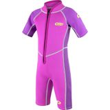 Osprey Peuter & Baby 2mm ""Oyster"" Shorty Wetsuit - Roze - Zonbescherming en Comfort - Age 1 - Geschikt voor: Lengte 80-90 cm - Gewicht 11-13.5 kg