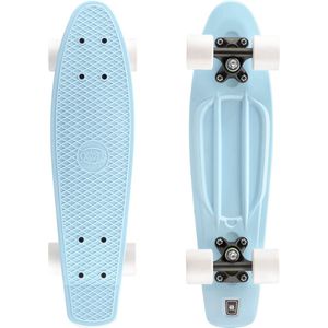 Xootz Penny Board Mini Cruiser Skateboard - Pastel Blauw - 56 cm (22 inch)