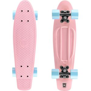 Xootz Penny Board Mini Cruiser Skateboard - Pastel Roze - 56 cm (22 inch) - Trendy Design voor Kinderen