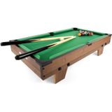 Toyrific Poolbiljarttafel 27 Inch Bruin 20-delig