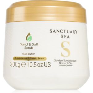 Sanctuary Spa - Golden Sandalwood - Zout Peeling - 300 g - Veganistisch