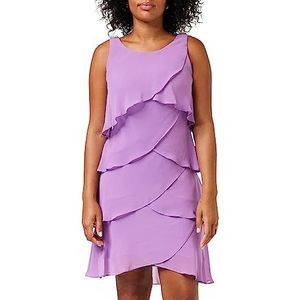 Gina Bacconi Cocktailjurk met juwelen en schouders voor dames, Amethist, 38