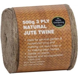 GARLAND 3 PLY NATUREL JUTE TOUW 500 GRAM