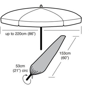 Garland Parasol - beschermer (Ø220cm) - Polyester - - Brons