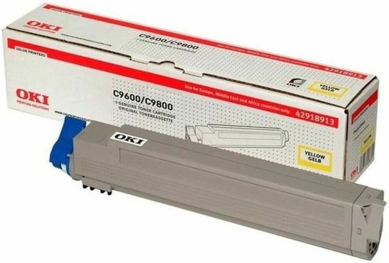 OKI - C9600/C9800 - Toner - Geel - Origineel - Tot 15.000 pagina's