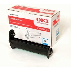 Toner OKI 43381707 - Zwart - Cyaan - Origineel
