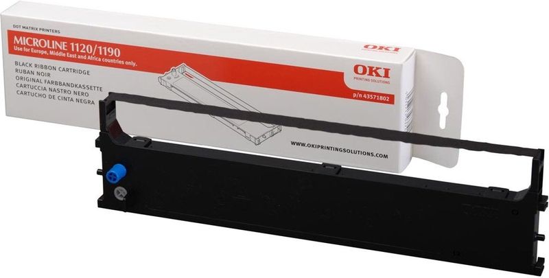 Original Dot Matrix Tape OKI 43571802 Black