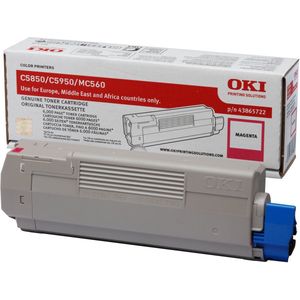 Original OKI 43865722 Toner magenta