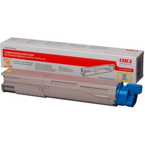 OKI 43459329 toner geel hoge capaciteit (origineel)