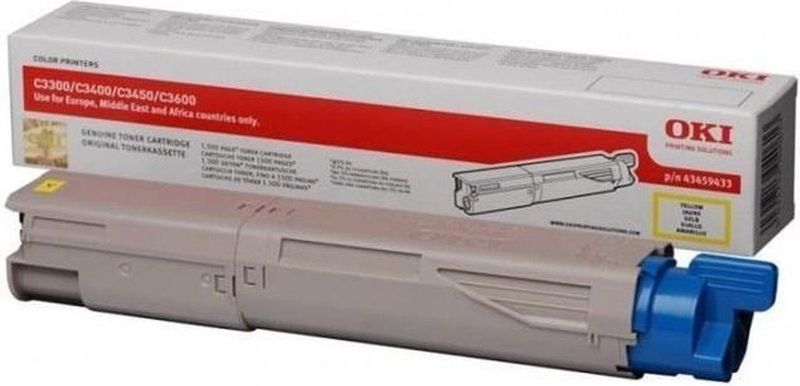 Oki - Toner Geel - 1.5k - Voor C3300/3450