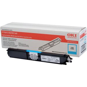 OKI 44250723 toner cartridge cyaan hoge capaciteit (origineel)