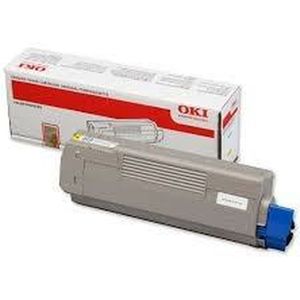 Oki - 44315305 Toner - Geel - Voor C610 Printers - Opbrengst 6000 Pagina's