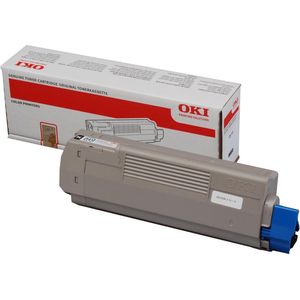 Oki - C610dn Toner - Zwart - Origineel - Opbrengst 8000 Pagina's