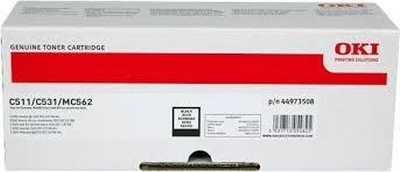 Oki - C511 C531 MC562 - Toner - Zwart - 7000 Pagina's