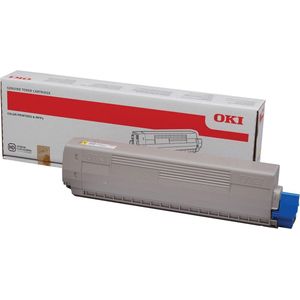 Oki - Toner - C822 - Zwart - 7300 Pagina's