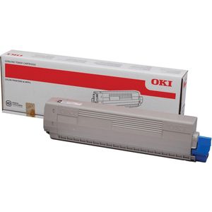 Oki - Mc822 Toner - Zwart - Origineel - 7000 Pagina's