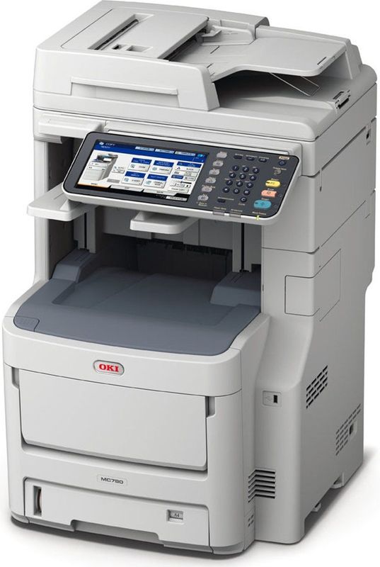 OKI MC780dfnfax - A4 Laserprinter - Kleur - 4 in 1 - 40 pagina's per minuut - Duplex