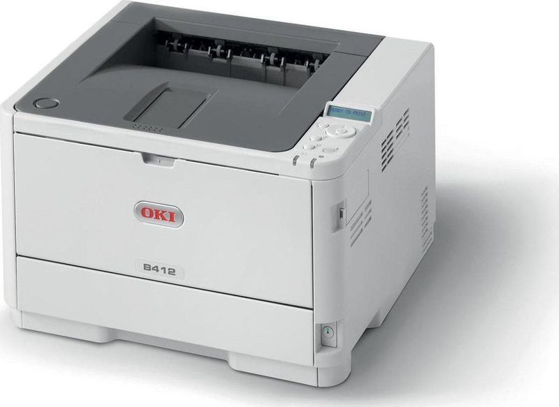 OKI - B412DN - Laserprinter - Grijs - Compact - Hoge Afdruksnelheid