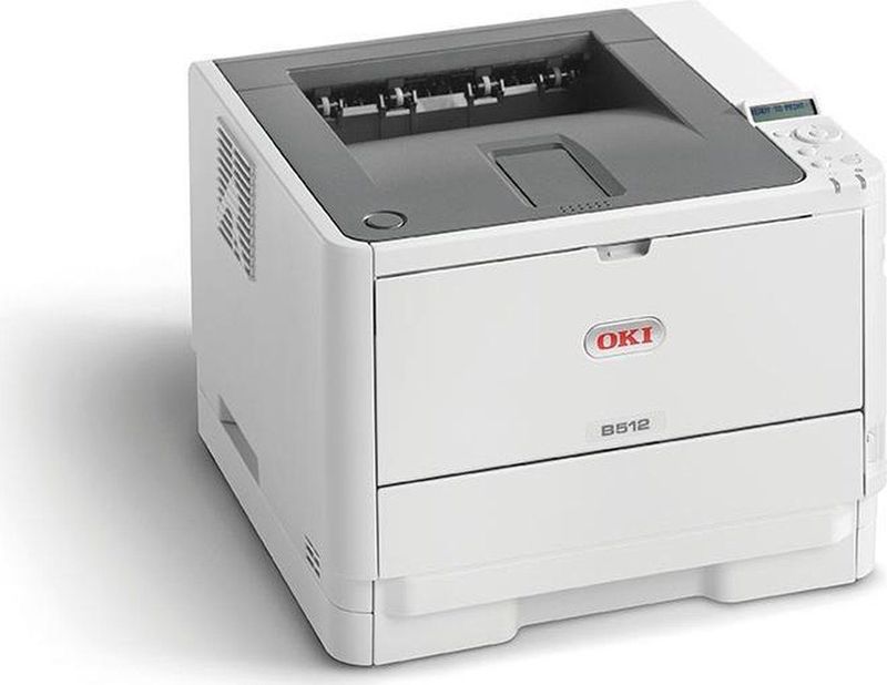 OKI - B512dn - Printer - Grijs - A4 Monochrome Laserprinter