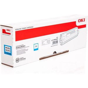 Oki - MC853/MC873 Toner - Cyaan - Hoogwaardige Tonercartridge